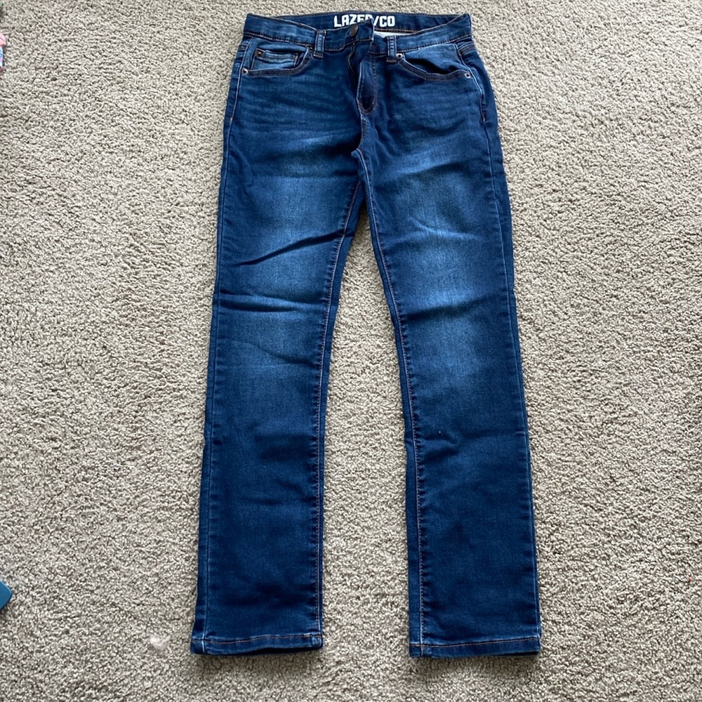 Boys size 12 blue jeans